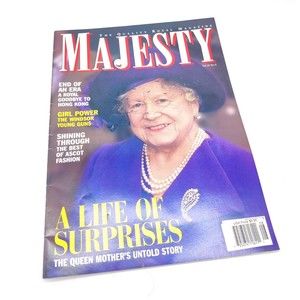 Vintage Majesty Quality Royal Magazine The Queen Mother's Untold Story Surprises